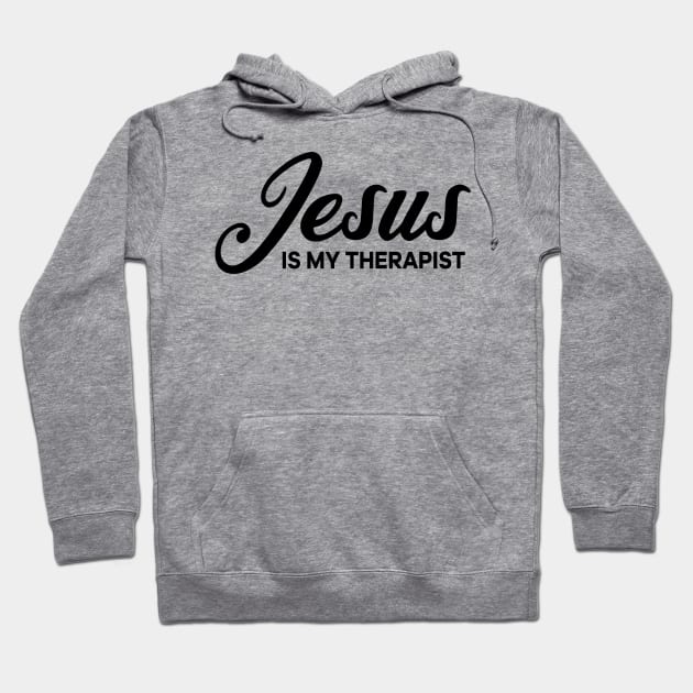 Jesus and therapy hoodie discount